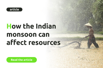 How the Indian monsoon can affect resources